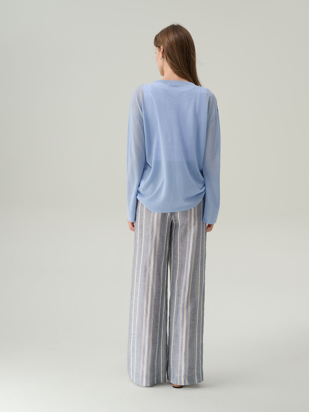 Frida Striped Linen Pants