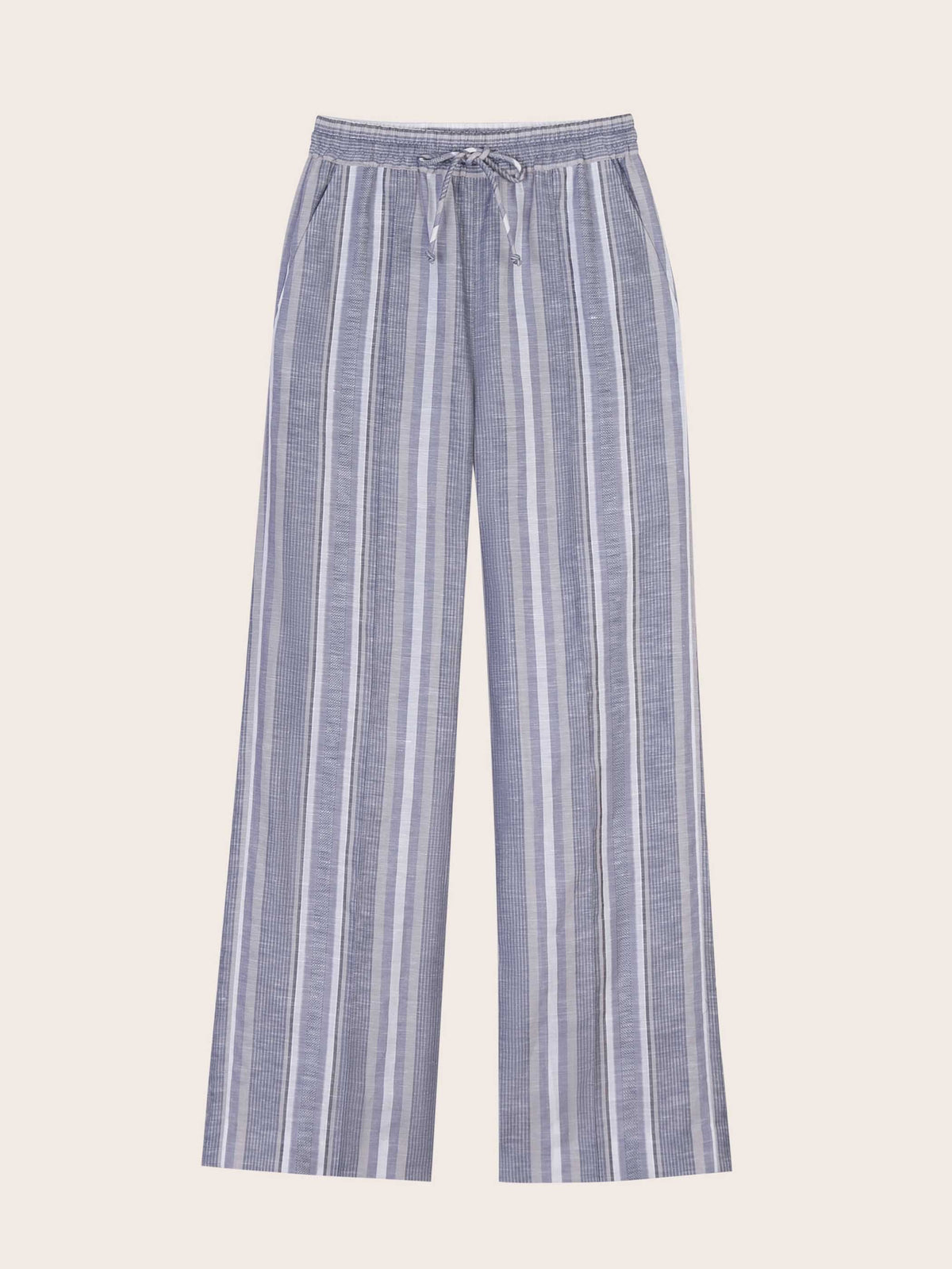 Frida Striped Linen Pants