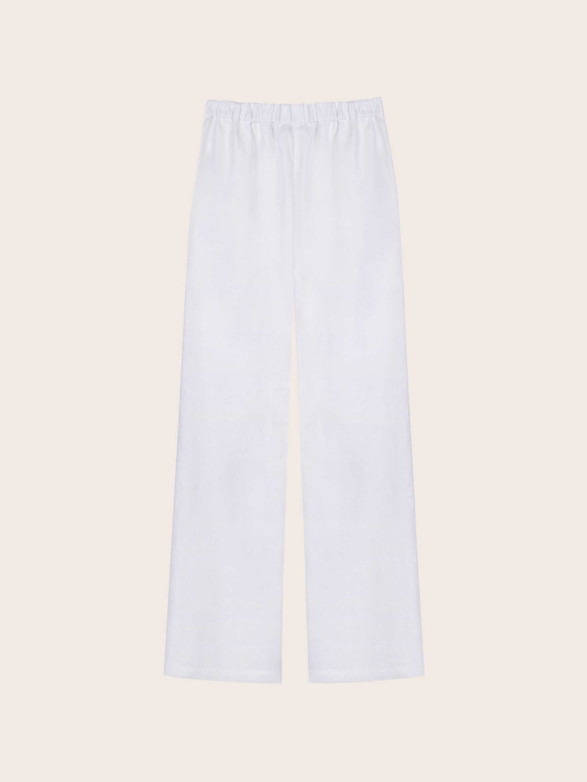 Winslie White Linen Pants