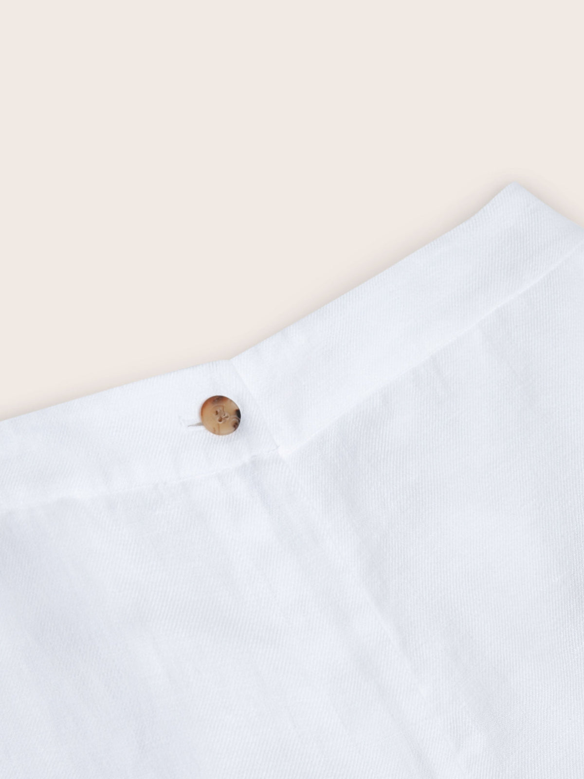 Winslie White Linen Pants