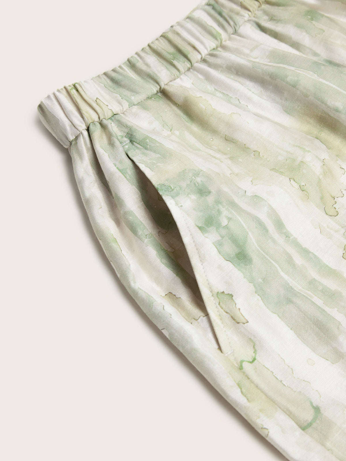 Riley Agave Green High Waisted Shorts