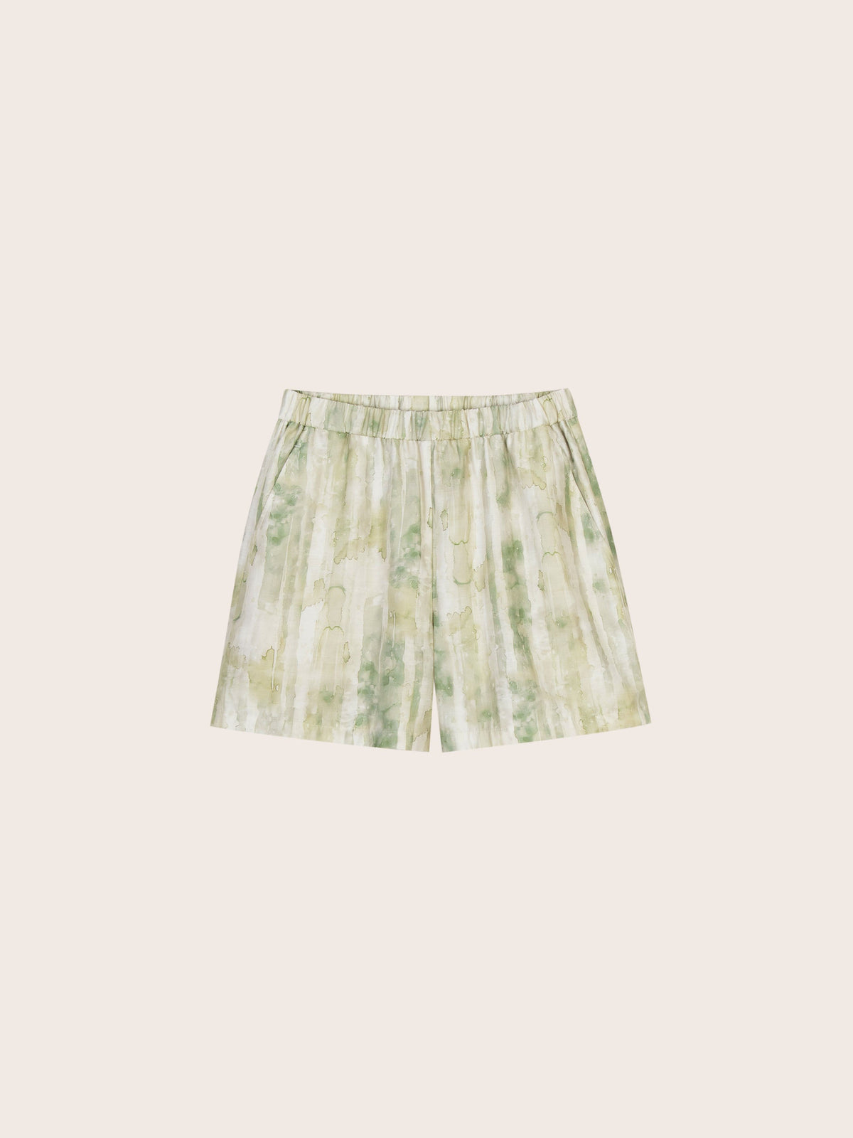 Riley Agave Green High Waisted Shorts