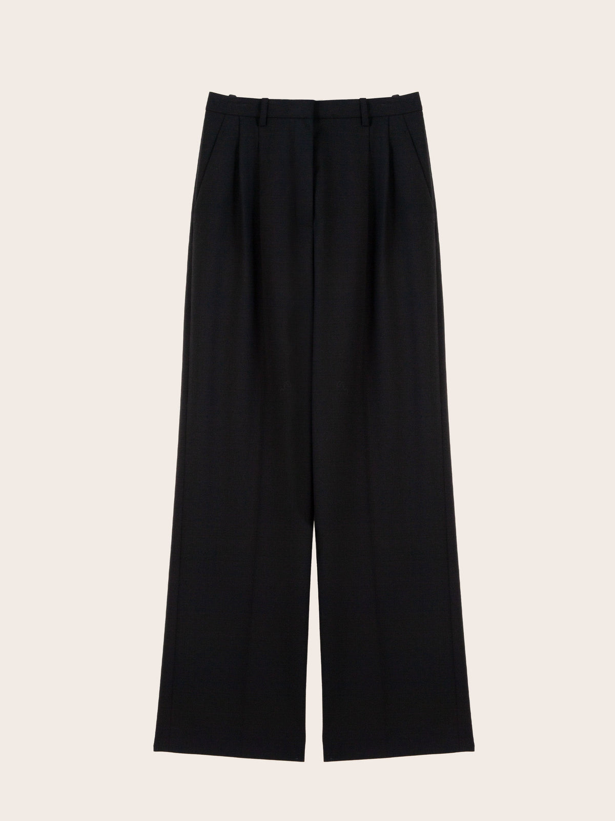 Martin Wide Leg Wool Trousers
