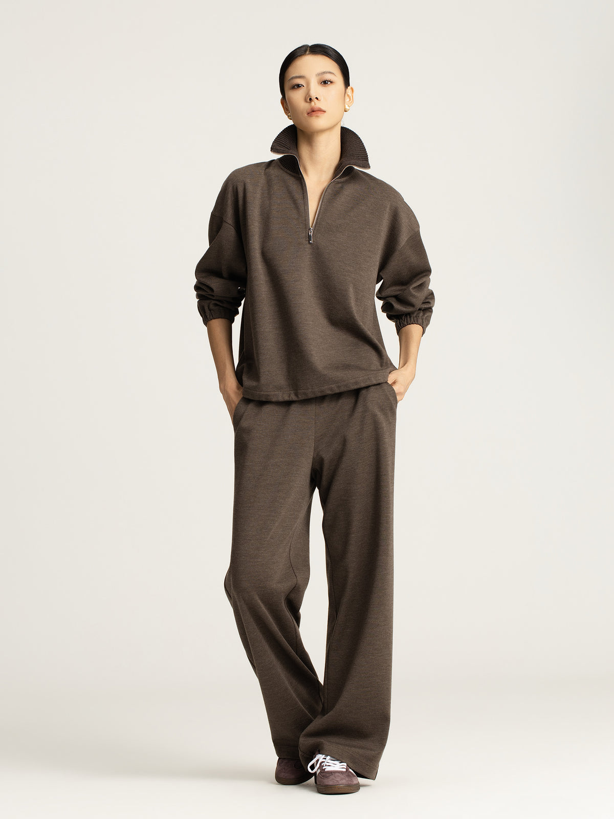 Jena Wool Wide-Leg Trousers