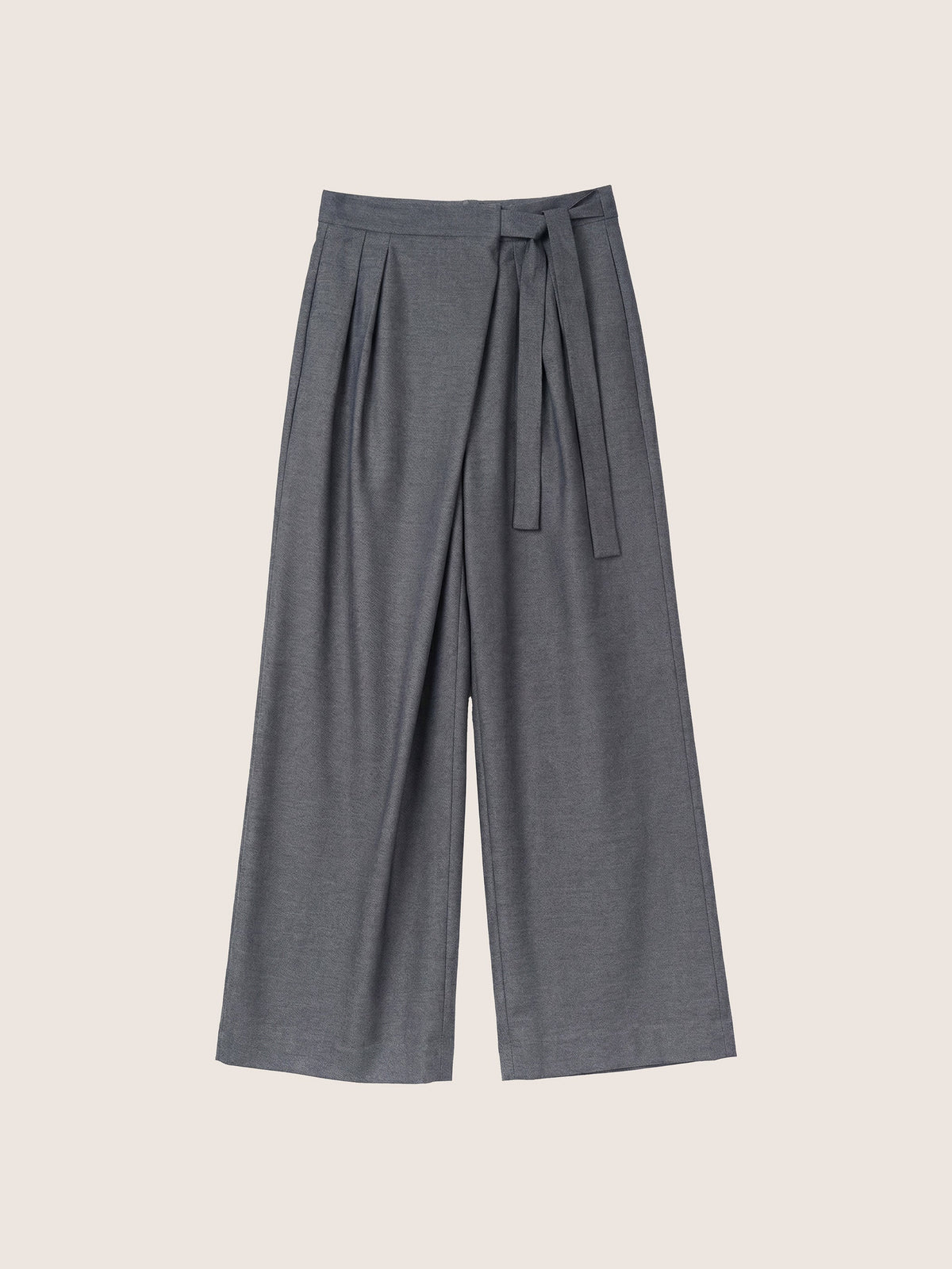 Amira Asymmetrical Pleated Trousers