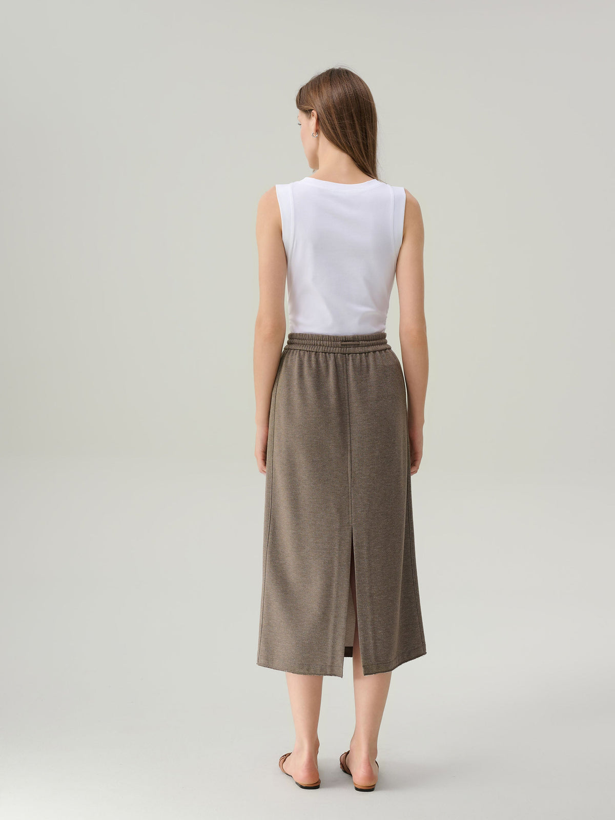 Vienna Cotton Midi Skirt