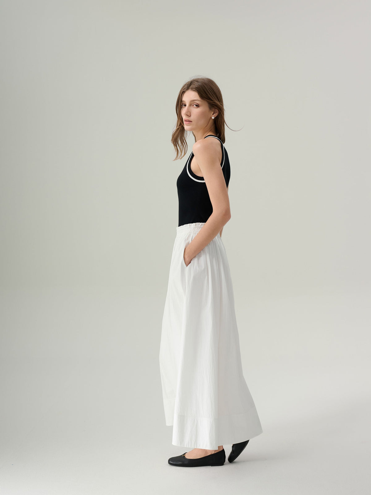 Effie Cotton Midi Skirt