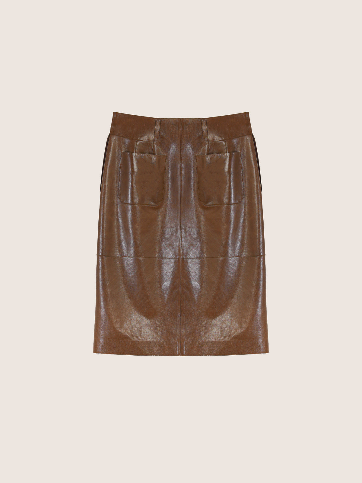 Arden Leather Pencil Skirt