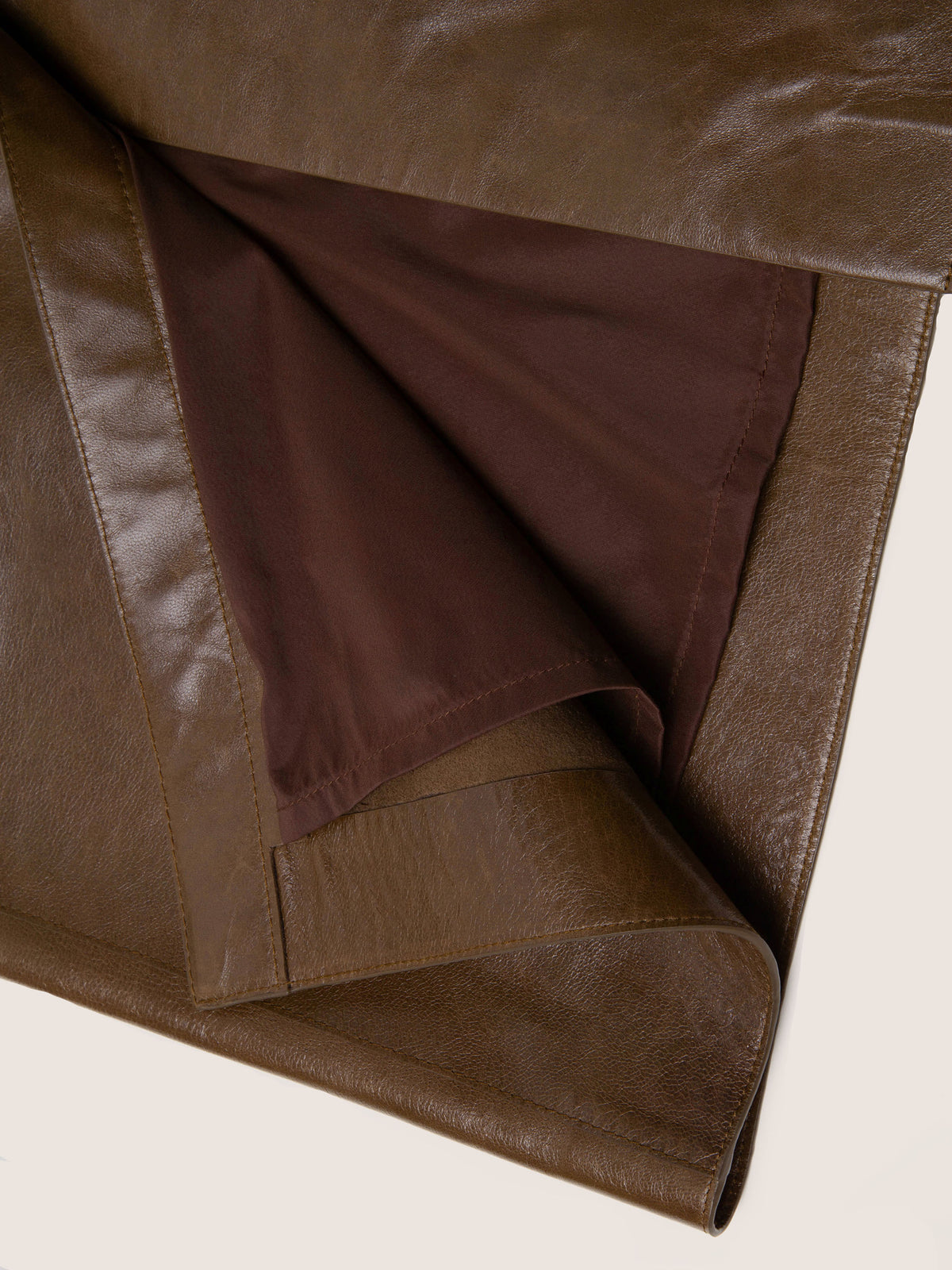 Arden Leather Pencil Skirt