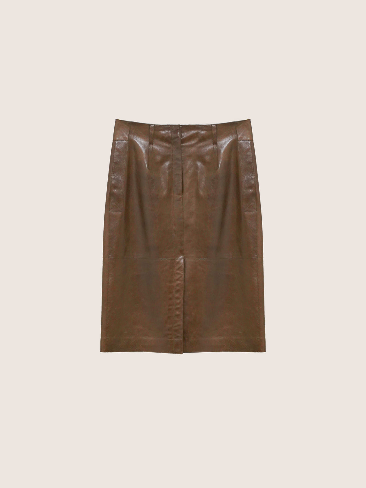 Arden Leather Pencil Skirt