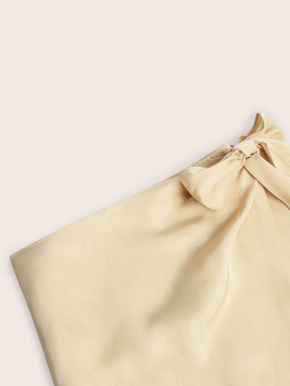 Jane Linen Wrap Midi Skirt