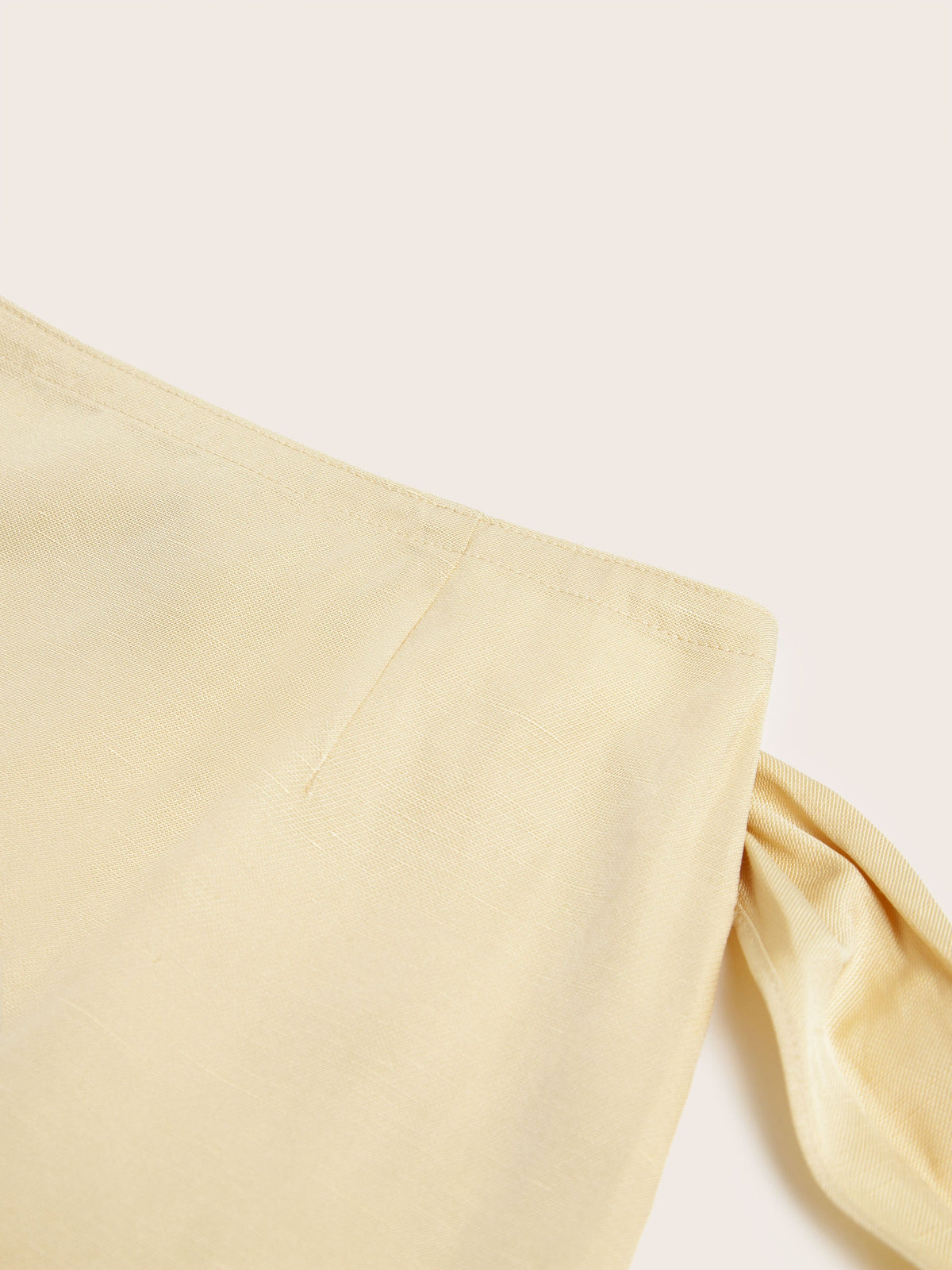 Jane Linen Wrap Midi Skirt