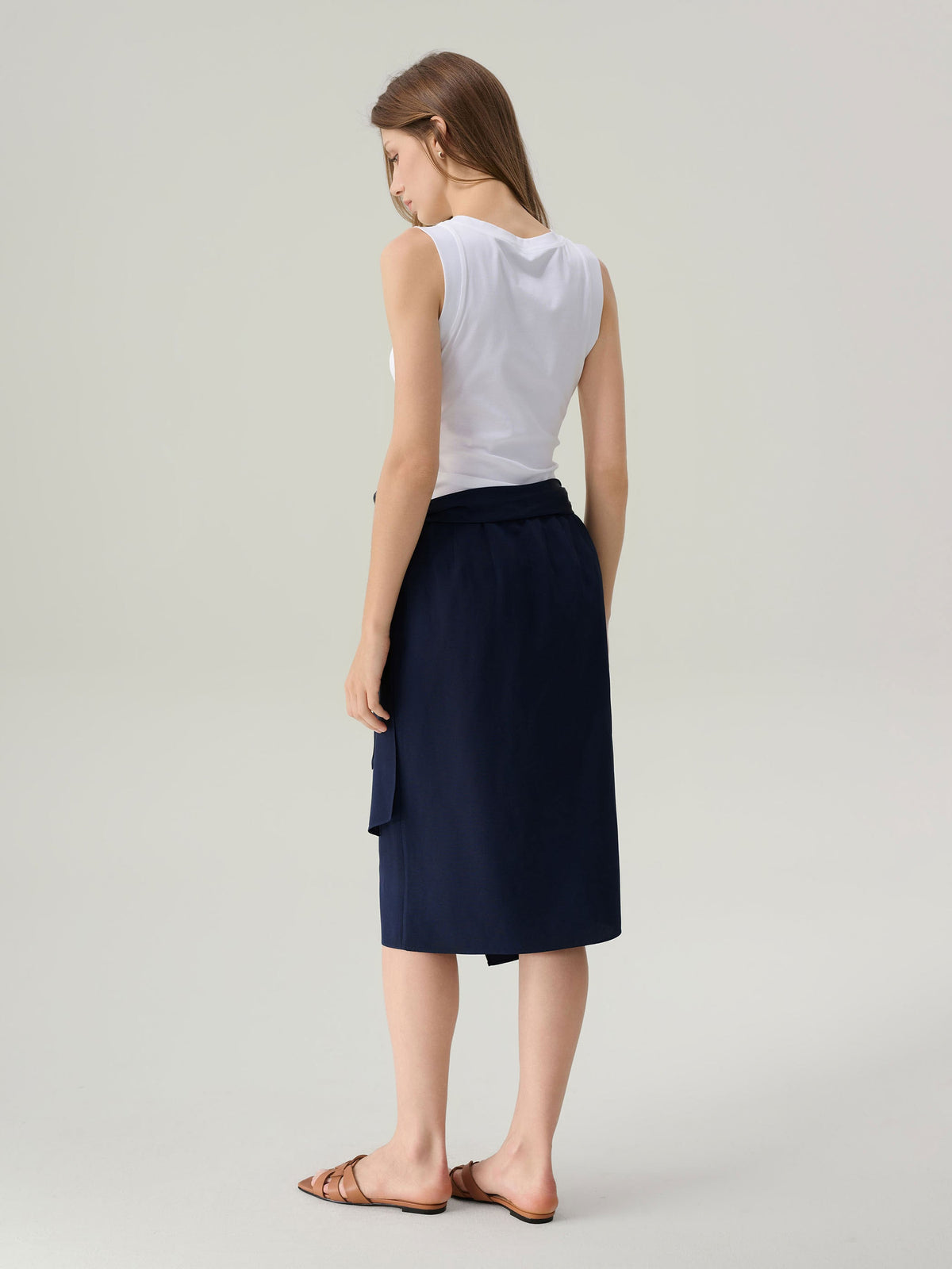 Kate Wrap Midi Skirt