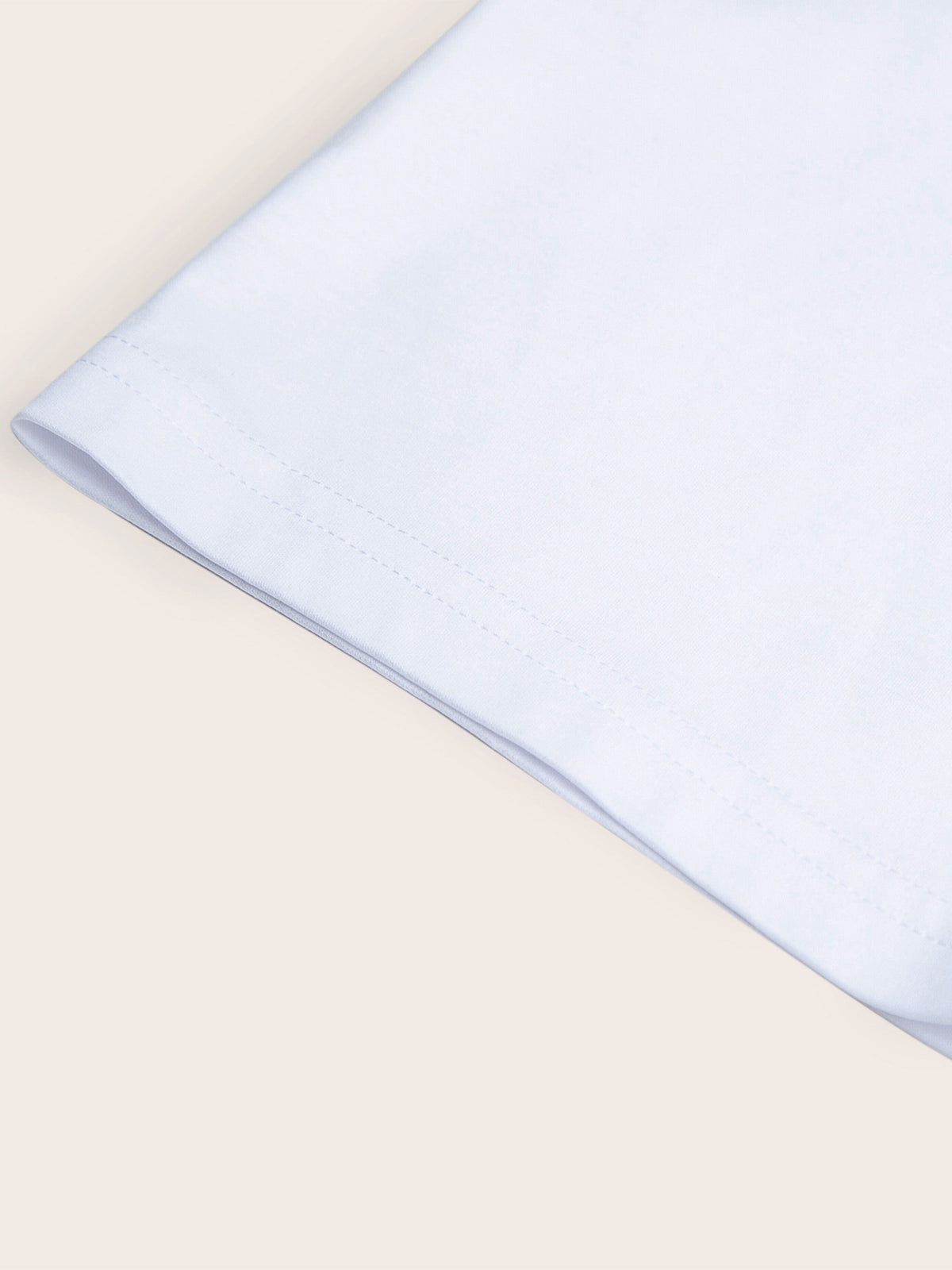 Sylvia Cotton/Silk White T-Shirt