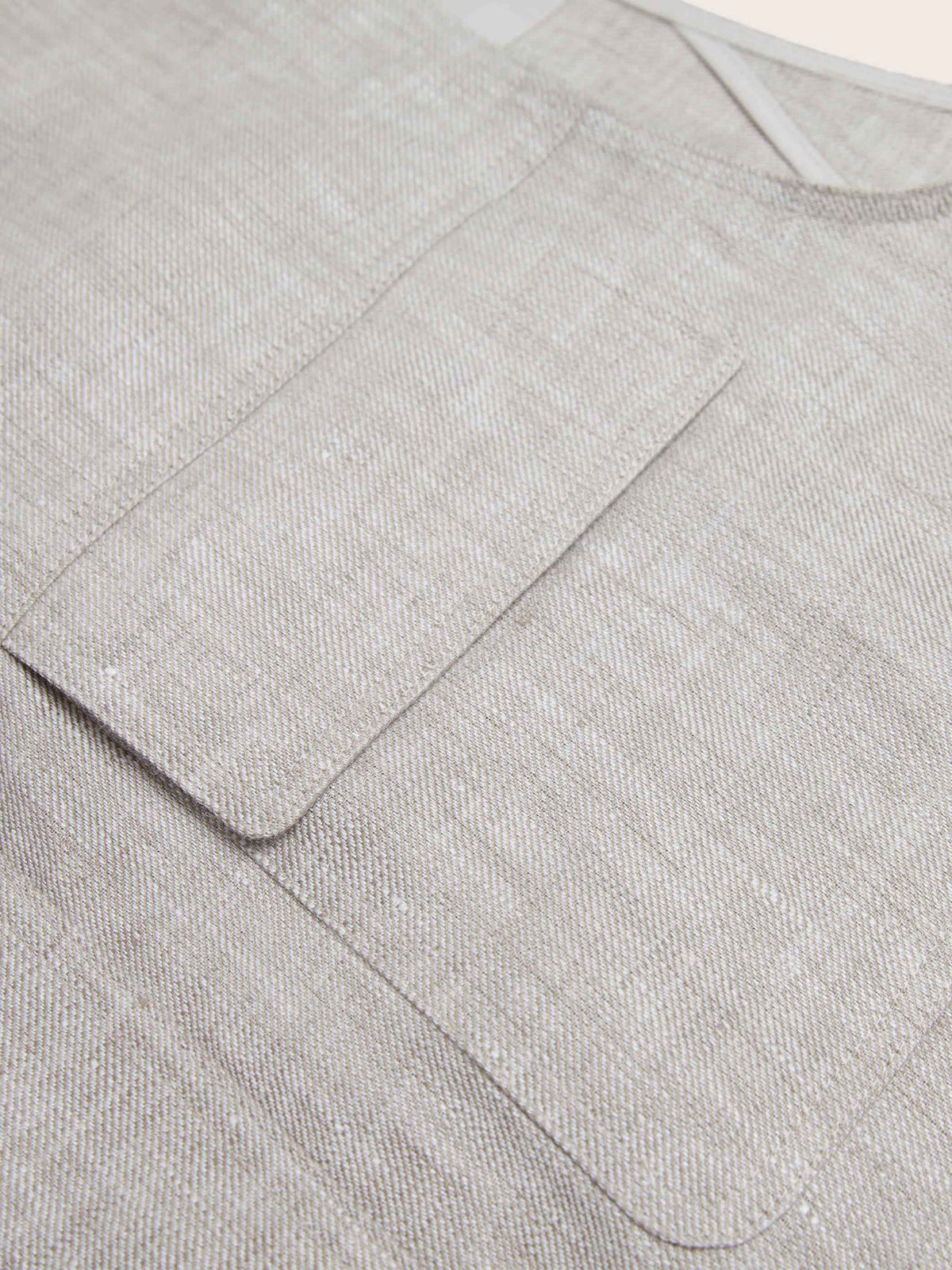 Josephine Oversized Linen Vest