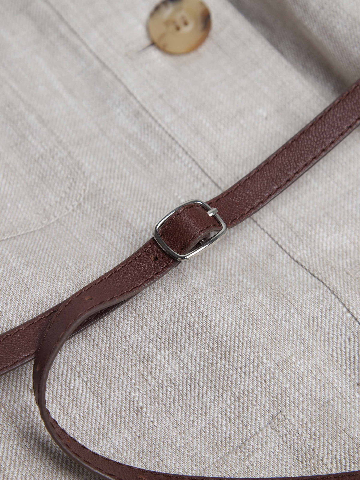 Josephine Oversized Linen Vest