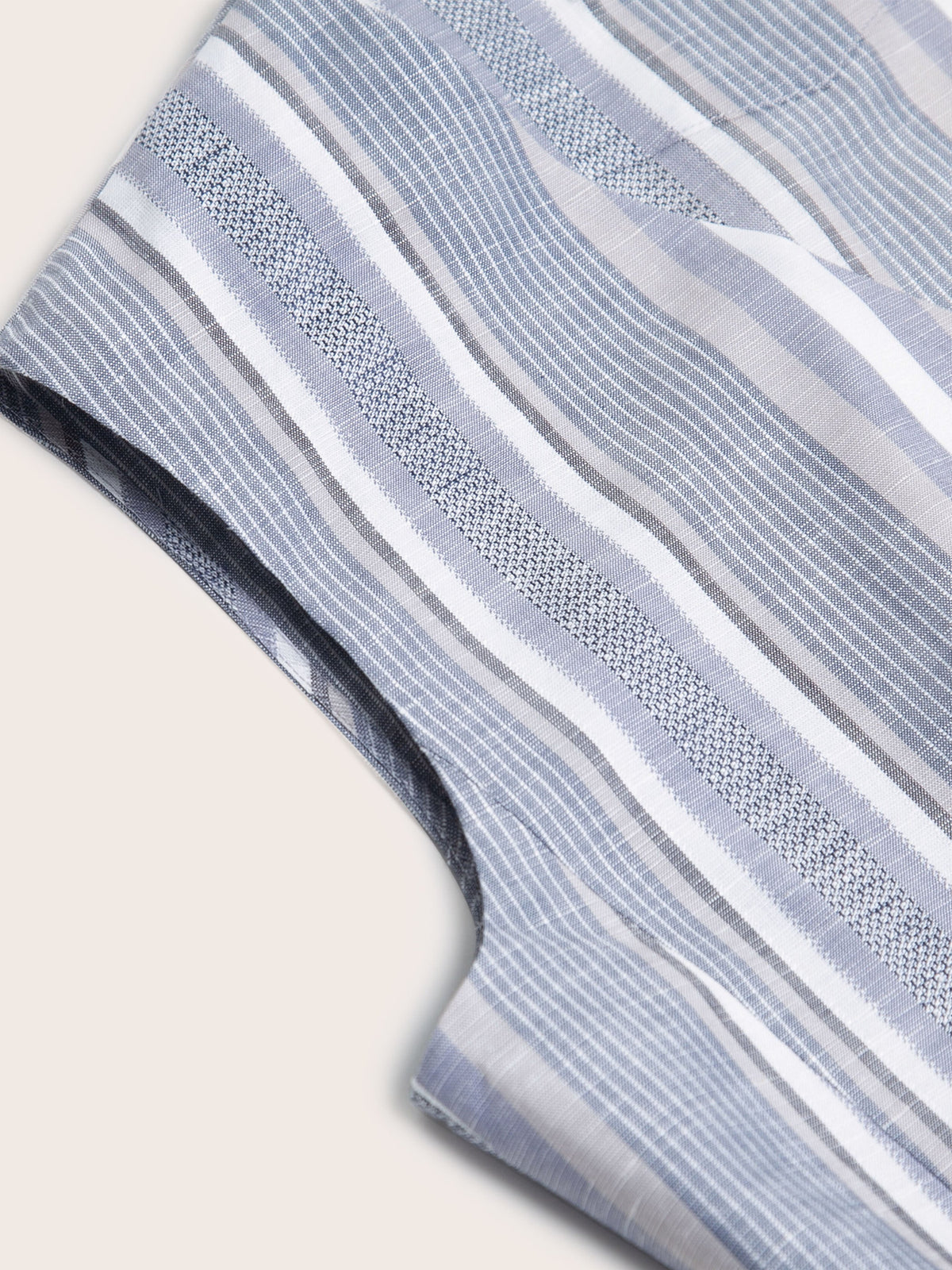 Joan Striped Linen Vest