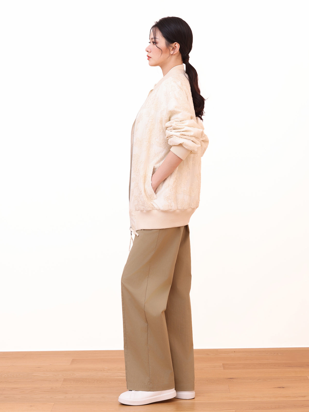 COTTON STRAIGHT LEG CARGO PANTS
